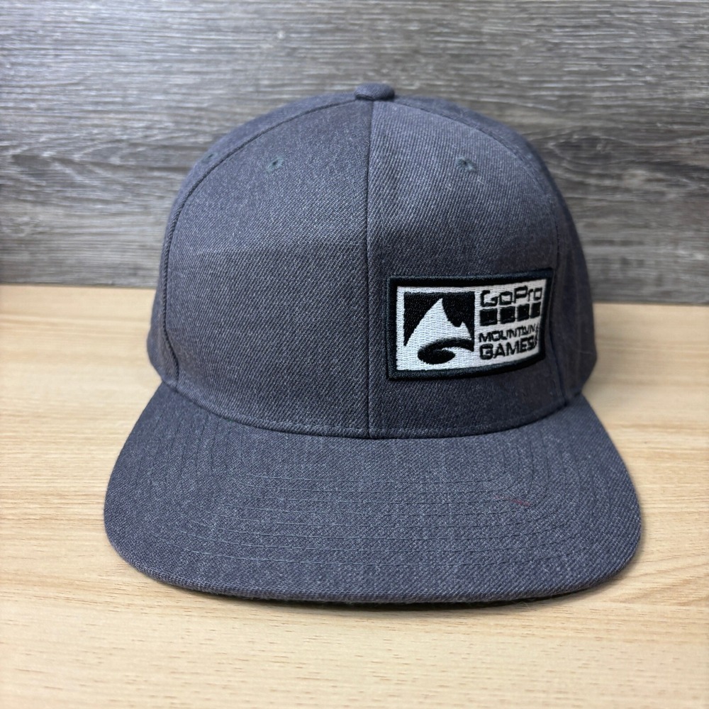 GoPro Hat Cap Snap Back Gray Mountain Games‎ Outdoors Adjustable
